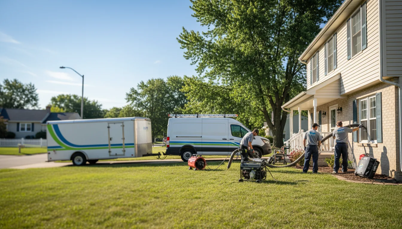 Flooded Basement Restoration And Cleanup With Repair in Straughn, IN near me